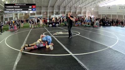 105 lbs Semis - Xander Poulin, Arizona vs Sterling Johnson, Benjamin Brawlers Wrestling Club