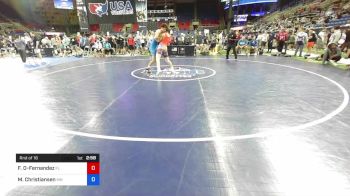 182 lbs Rnd Of 16 - Franklin Ordonez-Fernandez, Florida vs Marco Christiansen, Minnesota