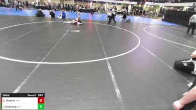 Boys 3rd-4th Grade - 77 Semis - Collin Roeber, Siouxland Wrestling Academy vs Isaac Kaalberg, Immortal Athletics WC