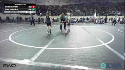 Round Of 16 - Dozer Blakley, Pocola Youth Wrestling vs Elan Garrison, Coweta Tiger Wrestling