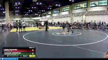 182 lbs Quarters & Wb (16 Team) - John McNames, NFWA Red vs Morgan Johnston, Hernando Wrestling