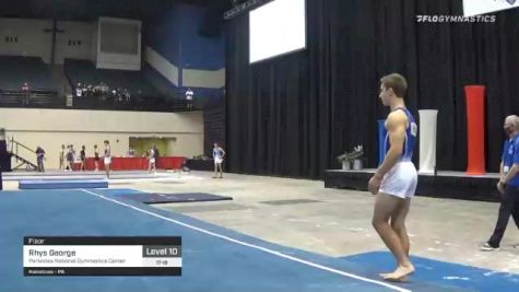 Rhys George - Floor, Parkettes National Gymnastics Center - 2021 USA Gymnastics Development Program National Championships