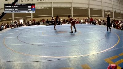 132 lbs Cons. Round 4 - JADEN SUAREZ, Corner Canyon vs Brayden Bosh, Utah