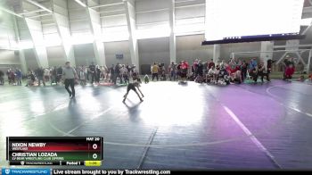 66 lbs Semifinal - Nixon Newby, Westlake vs Christian Lozada, LV Bear Wrestling Club (Spring