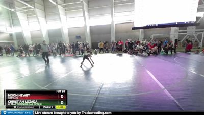 66 lbs Semifinal - Nixon Newby, Westlake vs Christian Lozada, LV Bear Wrestling Club (Spring