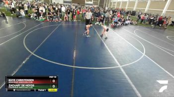 82 lbs Cons. Round 4 - Khye Christensen, Bear River Wrestling Club vs Zachary De Hoyos, Champions Wrestling Club