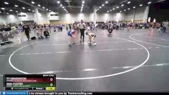 100 lbs Cons. Round 4 - Ty Henderson, Maurer Coughlin Wrestling Club vs Reid Foster, Sebolt Wrestling Academy