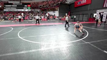 75 lbs Cons. Semi - Zander Vobian, Janesville Youth Wrestling Club vs Caleb Stegall, West De Pere Wrestling Club