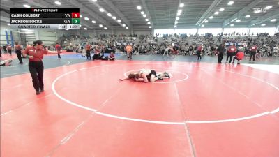 220 lbs Quarterfinal - Cash Colbert, VA vs Jackson Locke, GA