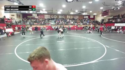 175 lbs Cons. Round 4 - Eric Williams, Bishop Kelly High School vs Wyatt Bingham, Oakley