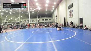 134 lbs Rr Rnd 1 - Evan Seppe, VHW Red - HSC vs Erik Carlile, Team Diamond Fish - HSC