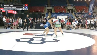 207 lbs Cons. Rd Of 32 - Autumn King, Wisconsin vs Marley Dickinson, Wyoming