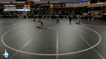 110 lbs Cons. Round 1 - Rylee Worrell, Solon vs Alexa Braton, Lee`s Summit