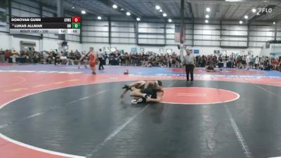 150 lbs Cons. Semi - Donovan Gunn, Sly Fox Wrestling Club vs Lukas Allman, Darkhorse Wrestling