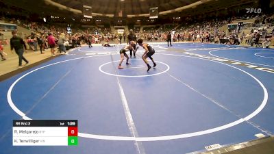 106 lbs Rr Rnd 2 - Raymond Melgarejo, Tulsa Blue T Panthers vs Kolten Terwilliger, Vinita