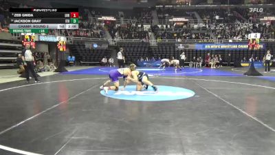 174 lbs Champ. Round 2 - Jackson Gray, Ithaca vs Zeb Gnida, Loras