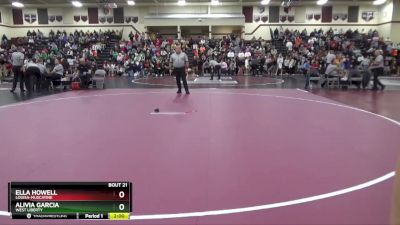 115 lbs Round 1 - Alivia Garcia, West Liberty vs Ella Howell, Louisa-Muscatine