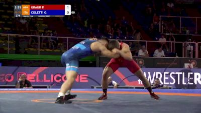 70 kg Quarterfinal - Pavel Graur, MDA vs Gianluca Coletti, ITA
