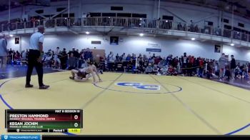 132 lbs Cons. Round 2 - Preston Hammond, Midwest Regional Training Center vs Kegan Jochim, Franklin Wrestling Club