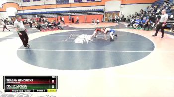 165 lbs Cons. Round 2 - Teagan Hendricks, Ohio Northern vs Marty Landes, Case Western Reserve