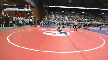2A-150 lbs Cons. Round 3 - Jacob Anderson, Moorcroft vs Cash Vollmer, Tongue River
