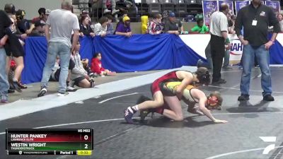 92 lbs 5th Place Match - Hunter Pankey, Lawrence Elite vs Westin Wright, Thunderstruck