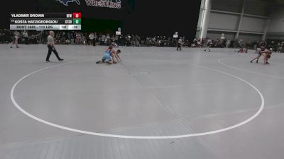 113 lbs Cons. Rd Of 32 - Vladimir Drown, Brevard FCA Wrestling vs Kosta Hatzigeorgiou, Collum Trained School Of Wrestling
