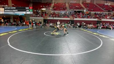 235 lbs Round 5 - Placement (4 Team) - Mariella Prieto, Lubbock vs Aryiah Cofer, Amarillo Tascosa