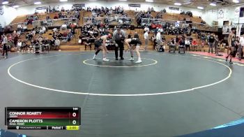 144 lbs Semifinal - Cameron Plotts, Mass. Perry vs Connor Roarty, Green