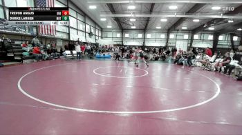 132 lbs Round 7 (8 Team) - DURKE LARSEN, Manti vs Trevor Angus, Uintah B