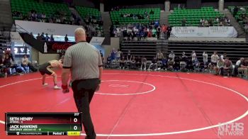 217 lbs Semifinals (16 Team) - Seth Henry, Athens vs Jack Hawkins, Mortimer Jordan HS