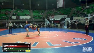 195 lbs Semifinal - CONNER KNIGHTEN, Arab vs Hunter Scott, Leeds