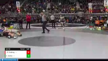 4A-113 lbs Champ. Round 1 - Porter Trabing, Laramie vs Evan Soltis, Rock Springs