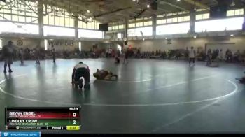 66 lbs Round 2 (4 Team) - Lindley Crow, Michigan Revolution Blue vs Brynn Engel, Killer Cheese Curds