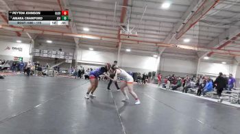 170 lbs 5th Place Match - Amara Crawford, Jay County vs Peyton Johnson, Olentangy Orange