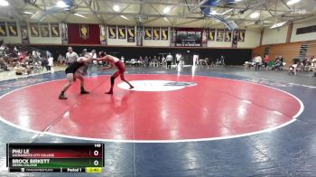 149 lbs Cons. Semi - Phu Le, Sacramento City College vs Brock Birkett, Sierra College