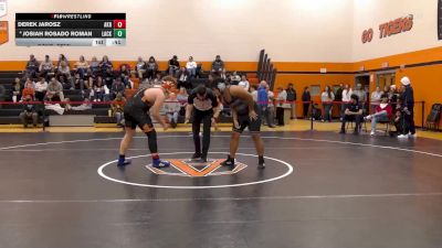285 lbs Cons. Semi - Josiah Rosado Roman, Lackawanna vs Derek Jarosz, Akron