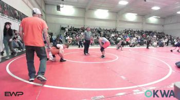 155 lbs Consolation - Bentley Tumleson, Fort Gibson Youth Wrestling vs Devon Burrows, Roland Youth League Wrestling