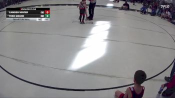 13 lbs Quarterfinal - Camden Winter, Cozad Wrestling Club vs Theo Mason, Norris Wrestling Club
