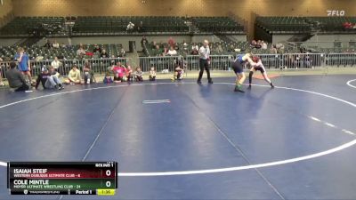 106 lbs Round 1 (4 Team) - Isaiah Steif, Western Dubuque Ultimate Club vs Cole Mintle, Moyer Ultimate Wrestling Club