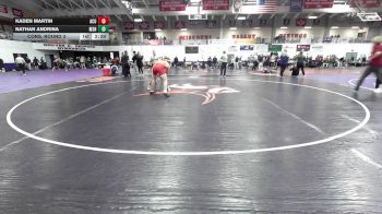 184 lbs Cons. Round 3 - Nathan Andrina, Montana State-Northern vs Kaden Martin, Arizona Christian University