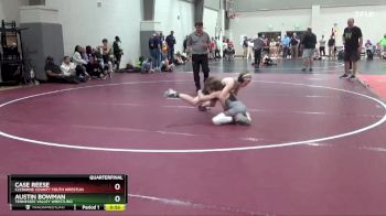 80 lbs Quarterfinal - Case Reese, Cleburne County Youth Wrestlin vs Austin Bowman, Tennessee Valley Wrestling