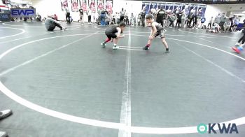 49 lbs Quarterfinal - James Stephens, Chickasha Youth Wrestling vs Kendal Martinez, Maverick Elite Wrestling