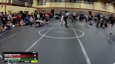 80 lbs Quarterfinal - Daewon Nguyen, Headhunters vs Brandon Flamini, High Pace Wrestling Club