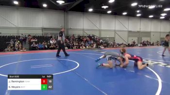 150 lbs Rr Rnd 1 - Jared Remington, Team Texas 14U vs Steel Meyers, Best Trained USA 14U