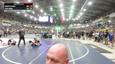 120 lbs Round Of 32 - Aiden Flores, Heath Middle School vs Jack Reed, Eagle Valley MS