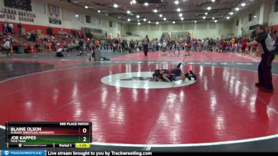 60 lbs 3rd Place Match - Joe Kappes, Tech Team vs Blaine Olson, Pursuit Wrestling Minnesota