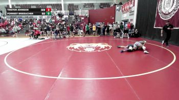 138 lbs Quarterfinal - Triston Johnson, Cardinal Newman vs Forrest Briesacher, The Marist School