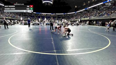 130 lbs Consy 4 - Max Kohser, Pine Richland vs Hagen Jones, Towanda