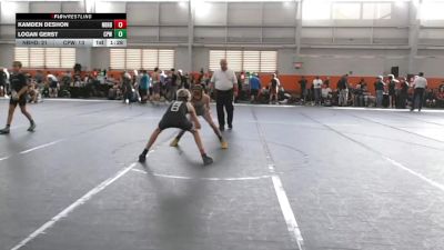 105 lbs Round 3 (6 Team) - Kamden DeShon, Neighborhood Wrestling vs Logan Gerst, CP Wrestling